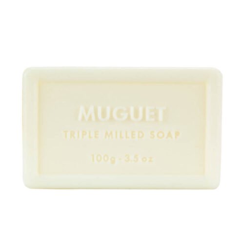 Branche d'Olive Muguet luxury 100g soap showing fragrance name