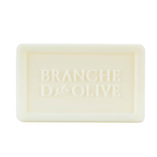 Branche d'Olive Muguet luxury 100g soap from the front with branding