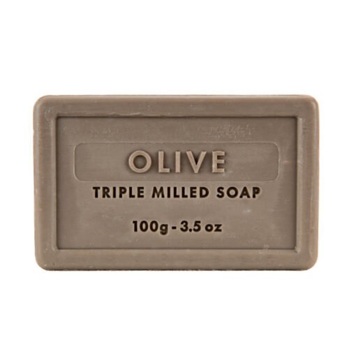 Branche d'Olive Grey Olive luxury 100g soap showing fragrance name