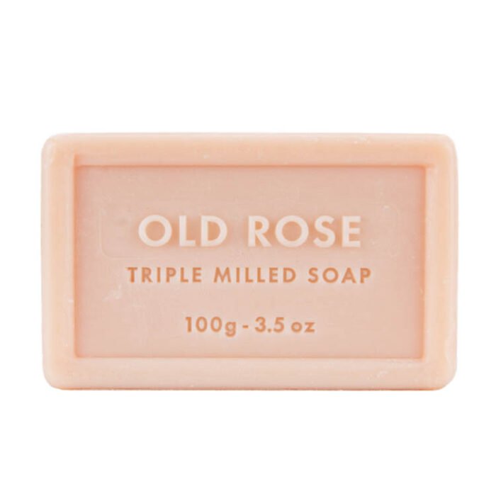 Branche d'Olive Old Rose luxury 100g soap showing fragrance name