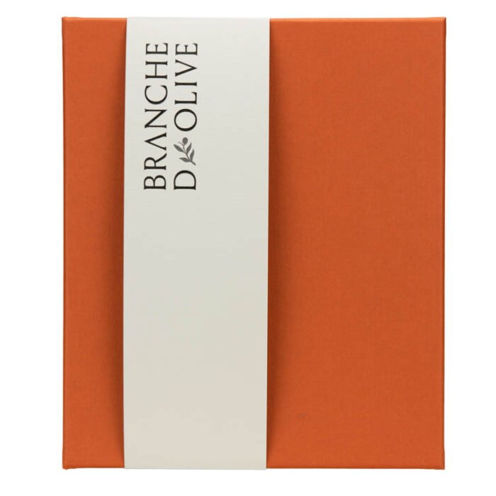 Branche d'Olive Terracotta gift box with BdO branded wrap