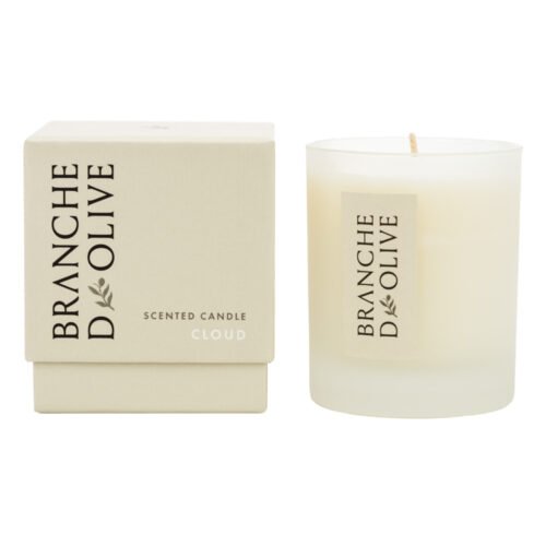 Branche d'Olive Cloud Scented Candle and display box
