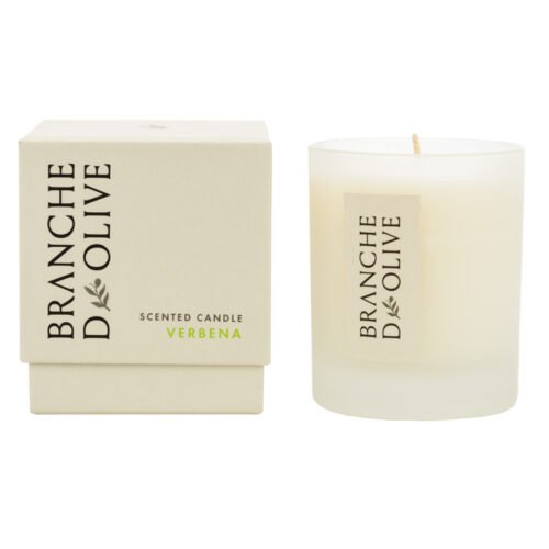 Branche d'Olive Verbena Scented Candle and display box