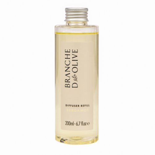 Branche d'Olive Bergamot fragranced Diffuser Refill bottle