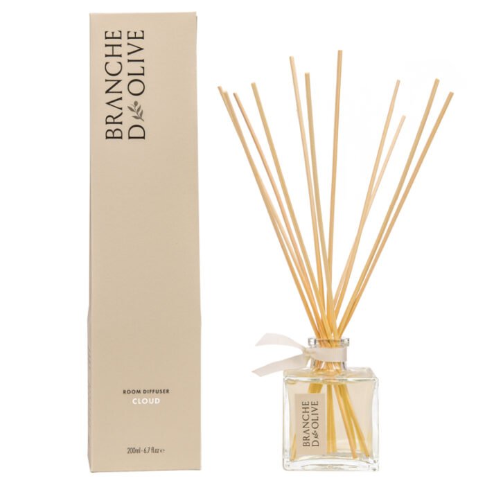 Branche d'Olive Cloud scented 200ml Room Diffuser and display box