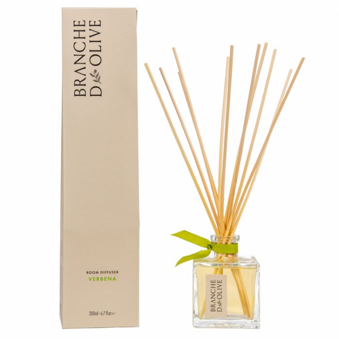 Branche d'Olive Verbena scented 200ml Room Diffuser and display box