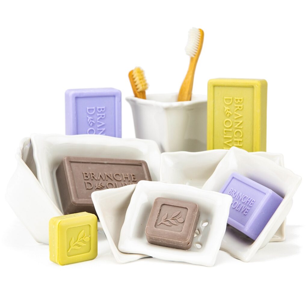 Draining Soap Dish Large, Medium & Small Branche d'Olive